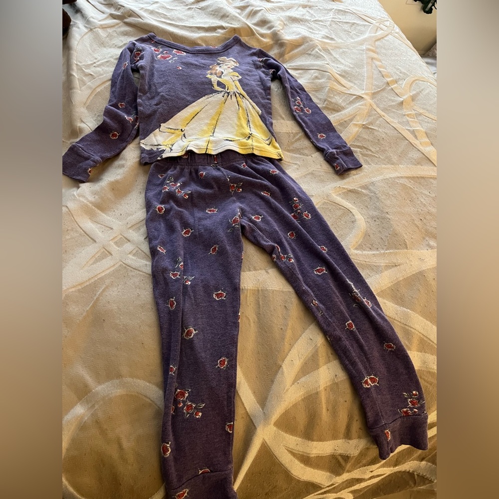 Toddler girl belle pajamas !